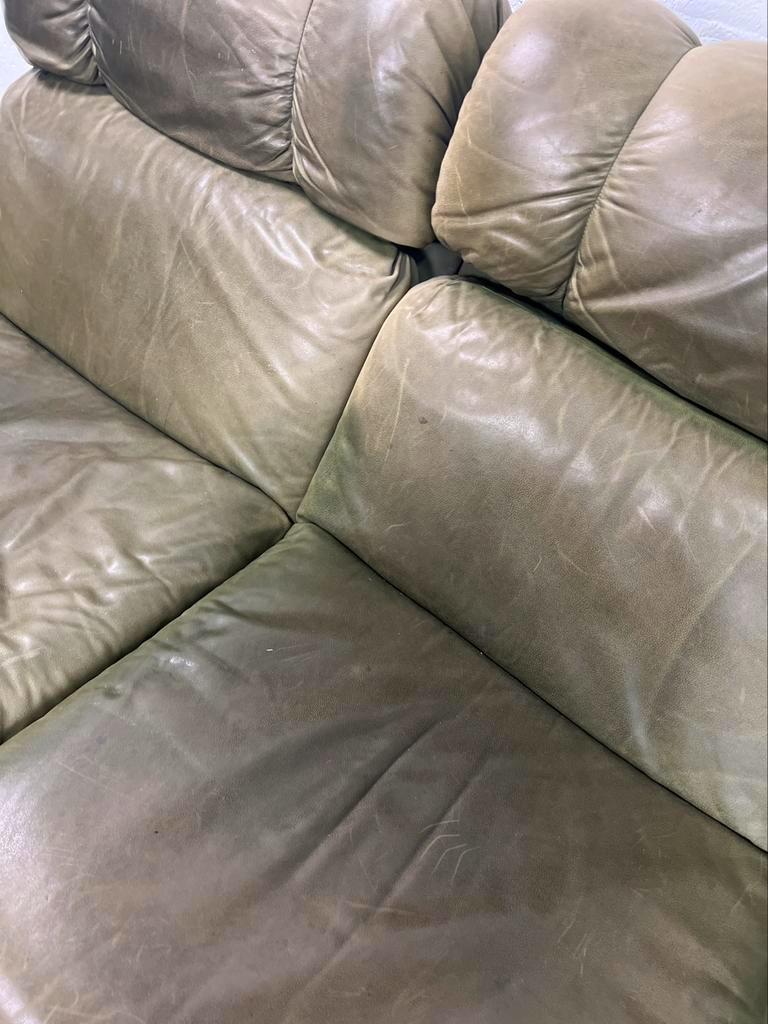 Vintage leather seat