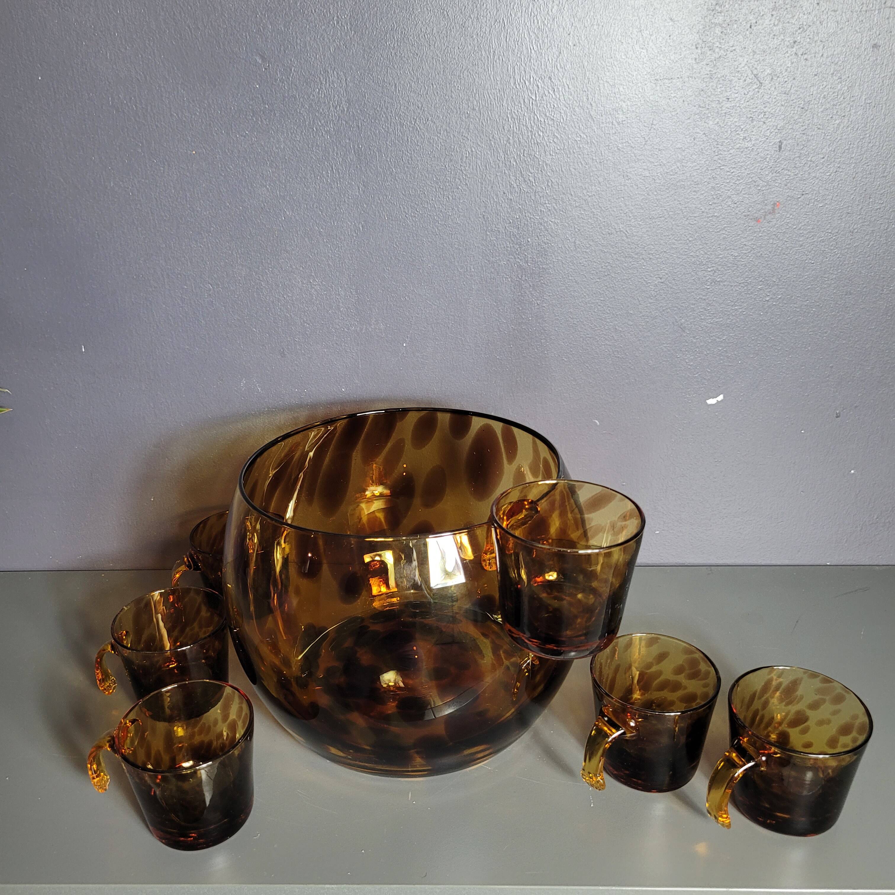 Blown glass punch service