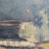Luxembourg landscape painting signed J. Goedart 1934