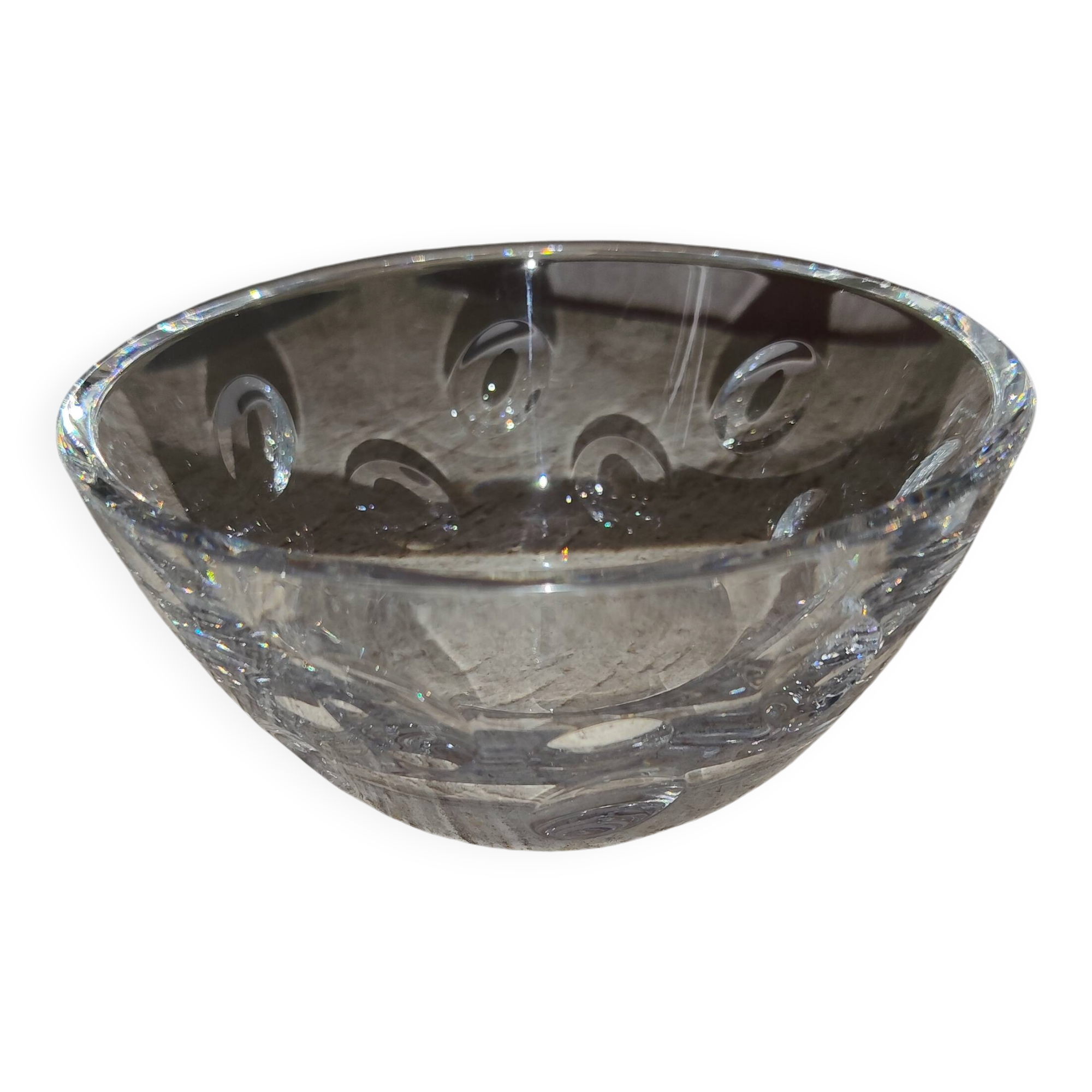 Coupe bol verre Christofle Cluny