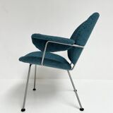 Reupholstered Trienale armchair by Willem Gispen for Kembo Rhenen