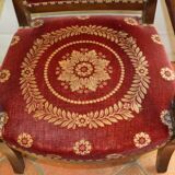 Fauteuil bergère style empire en acajou