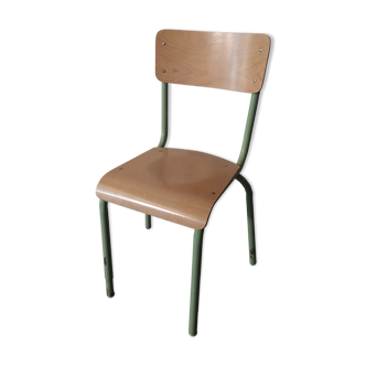 Adult vintage school chair