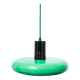 Green and black metal suspension, post-modern, 1980s.