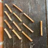 Set of 12 vintage stoneware knife rests