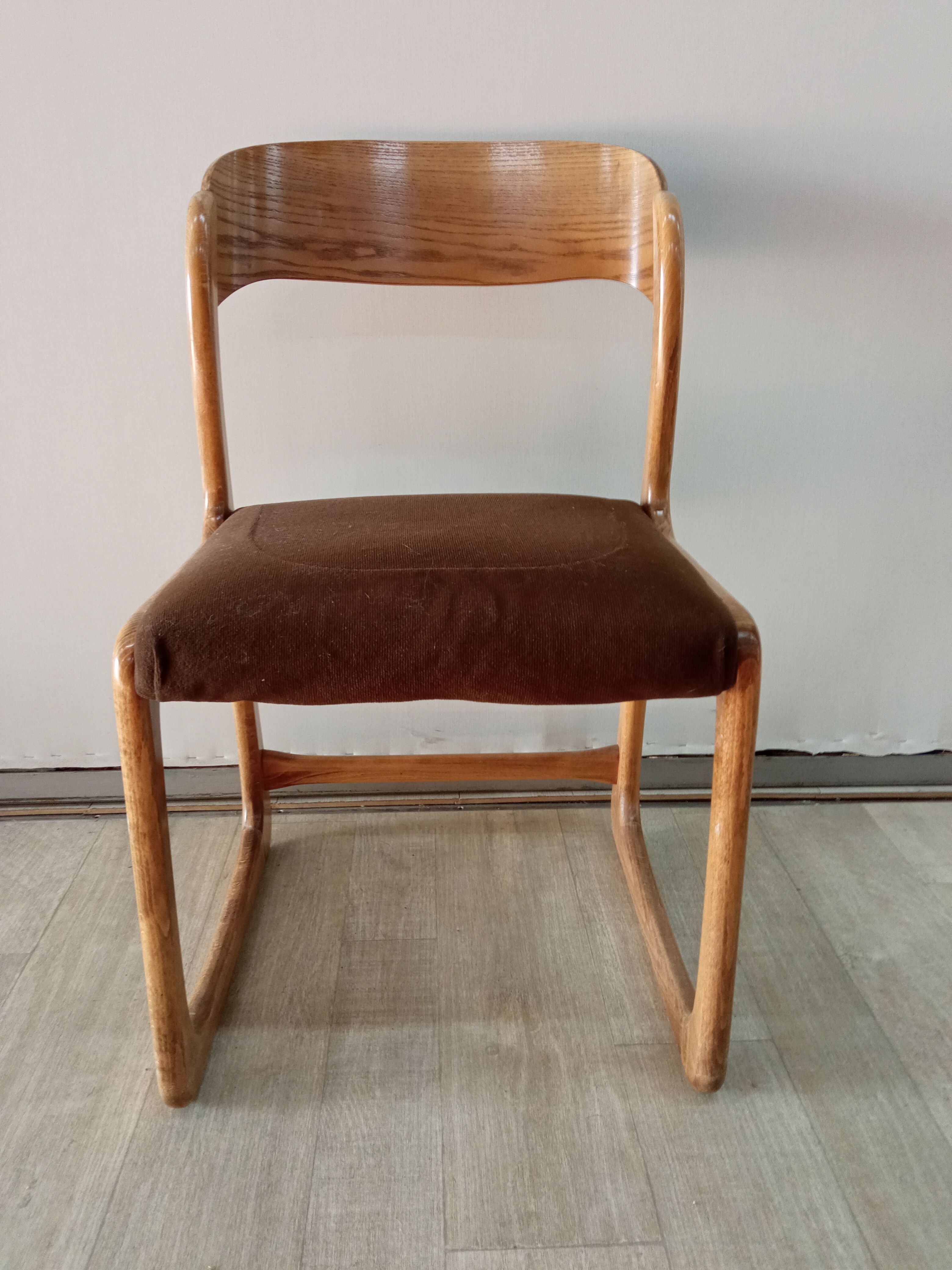 6 Baumann sleigh chairs