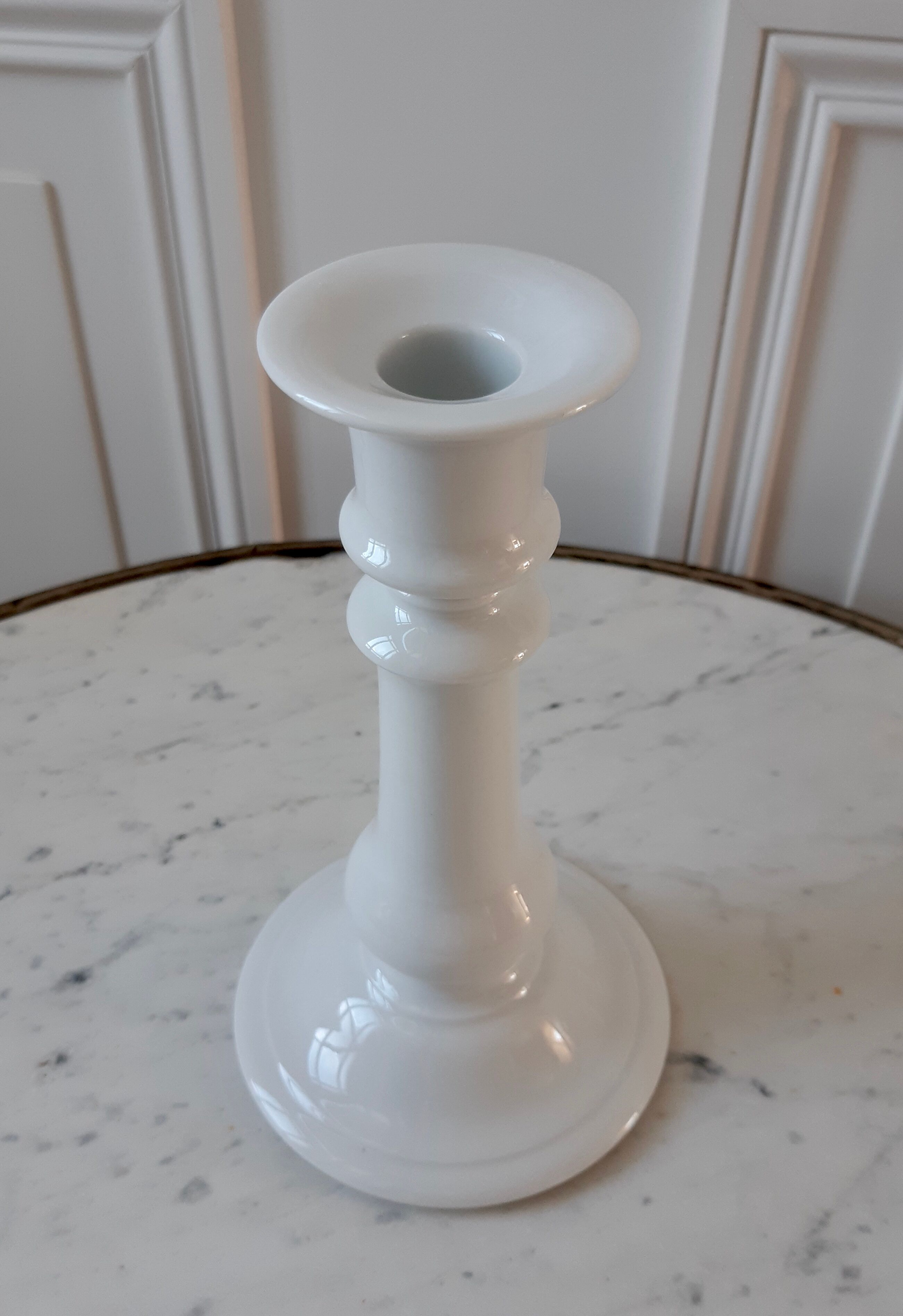 1920s porcelain candlestick