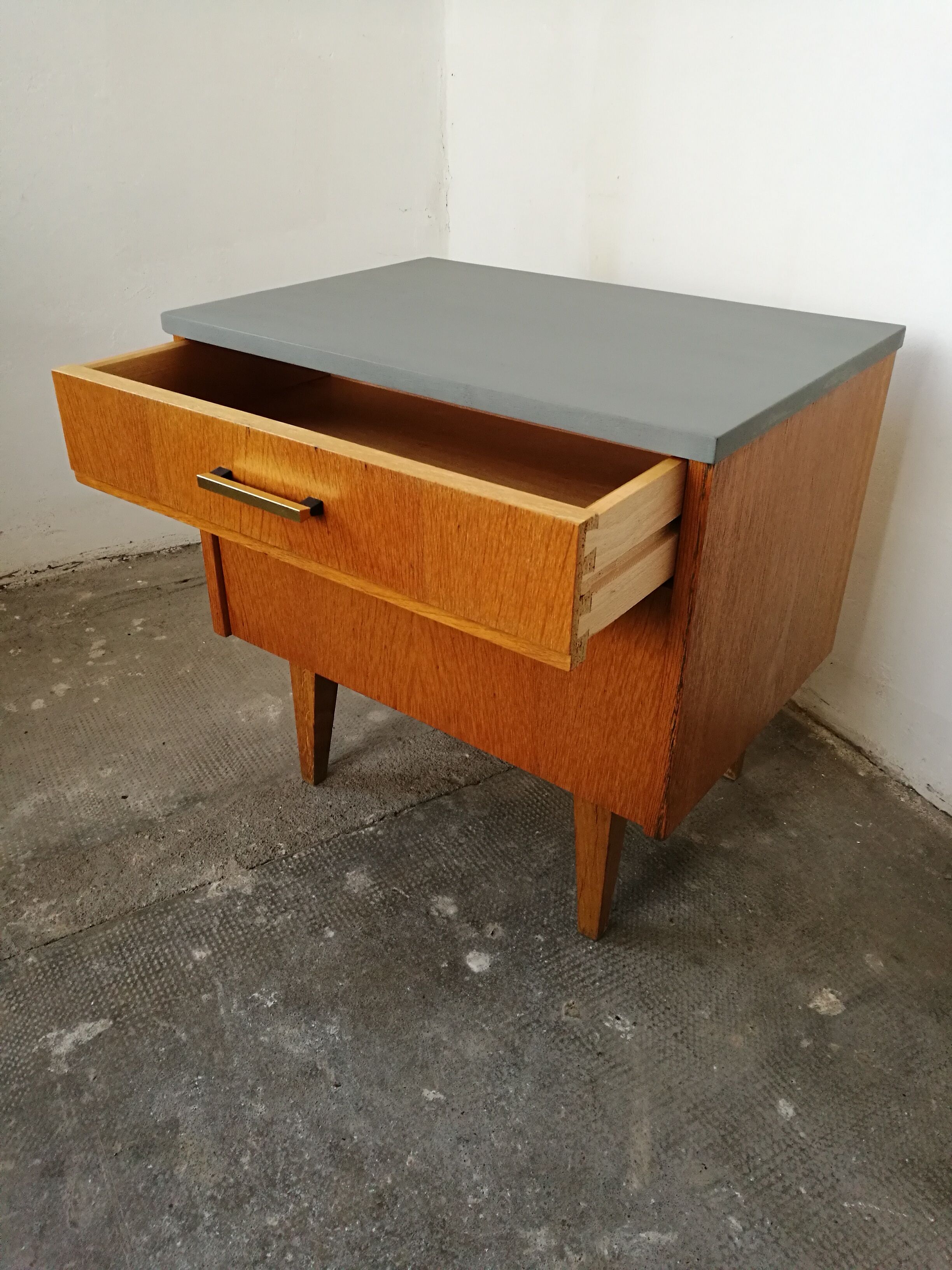 Pair of vintage bedsides