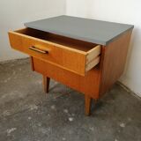 Pair of vintage bedsides