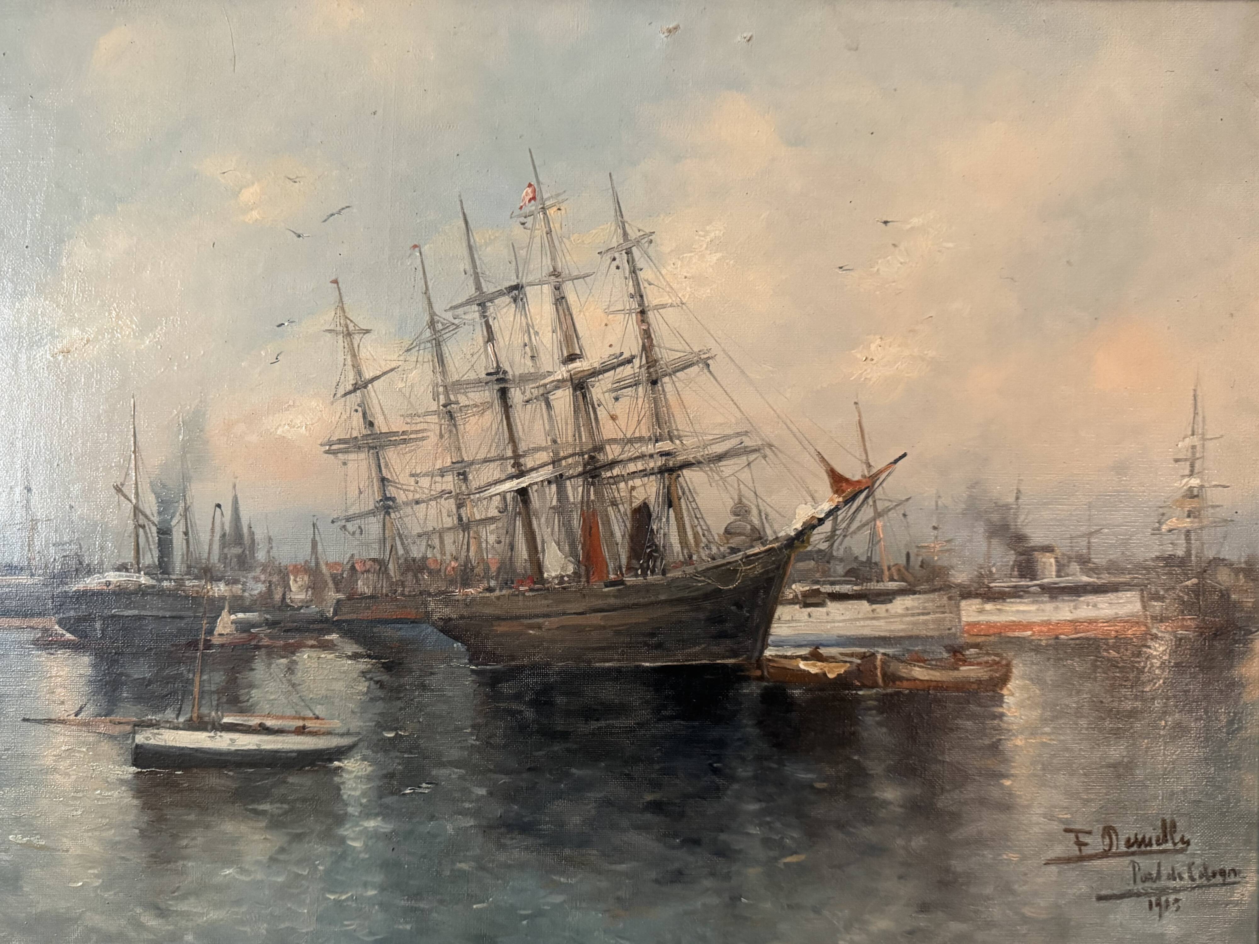 Port de Cologne daté 1905