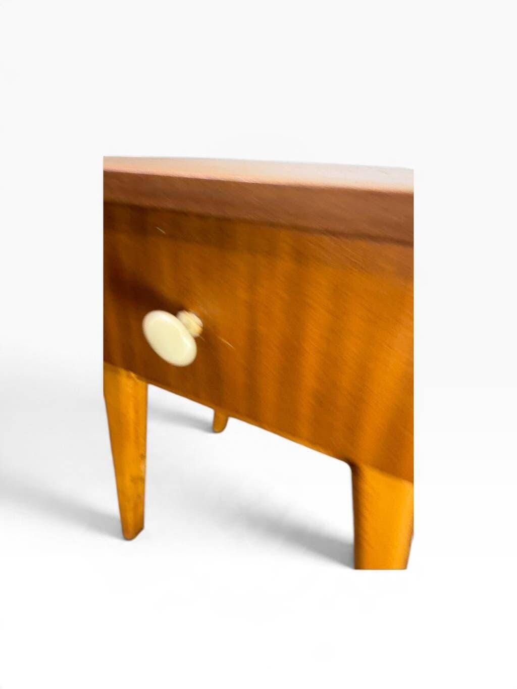 Mini bedside table/side table/small vintage wooden chest of drawers
