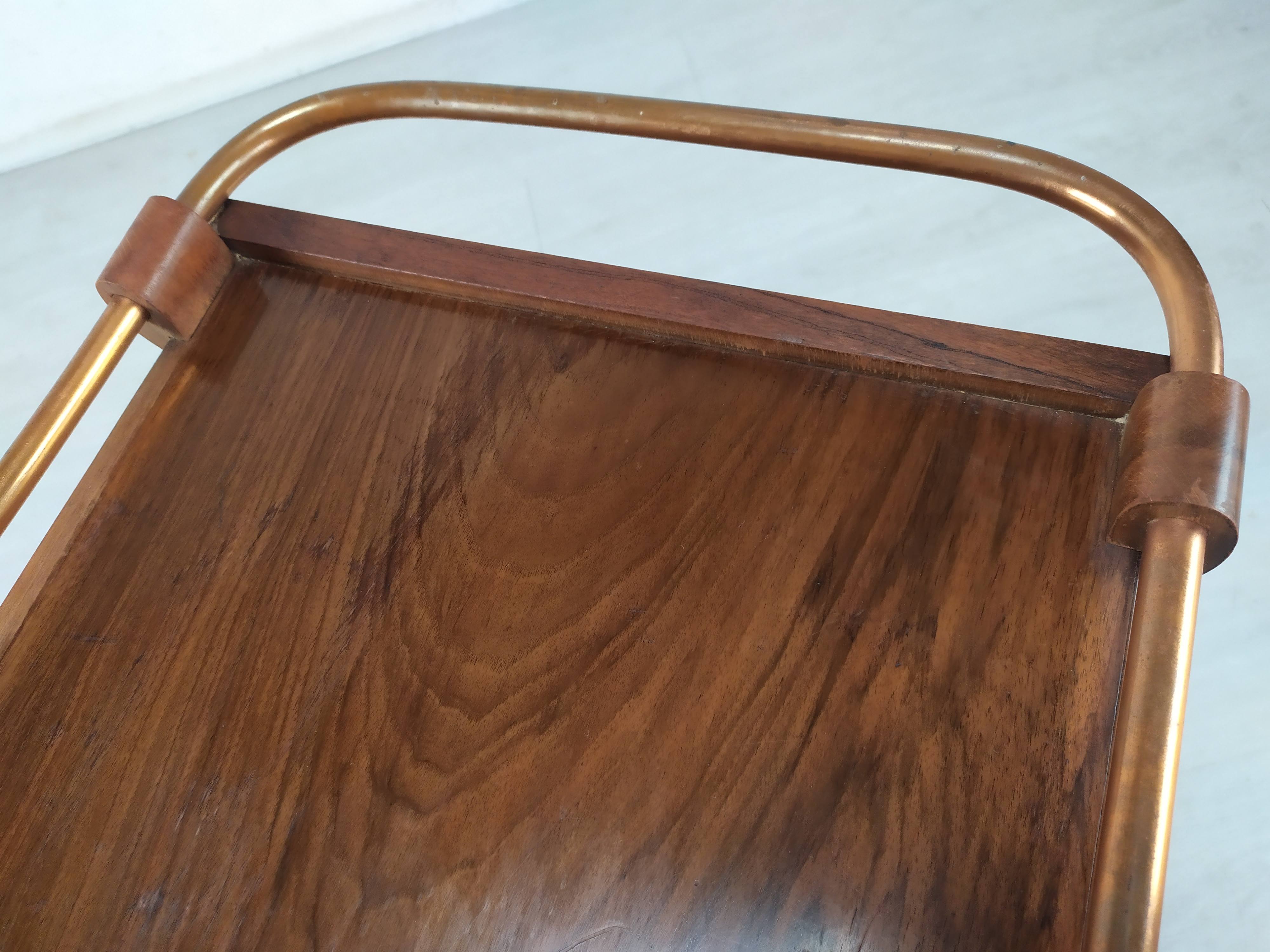 Rolling service art deco bar