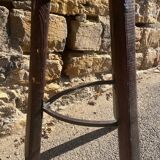 2 Brutalist "Marbella" bar stools, Confonorm Spain, 1960s