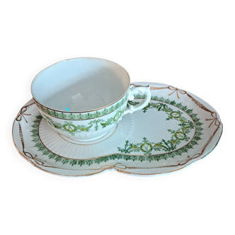Selfish porcelain tea or chocolate cup