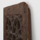 Late Gothic carved oak relief panel, France 15th century