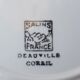 4 Assiettes creuses corail salins Deauville