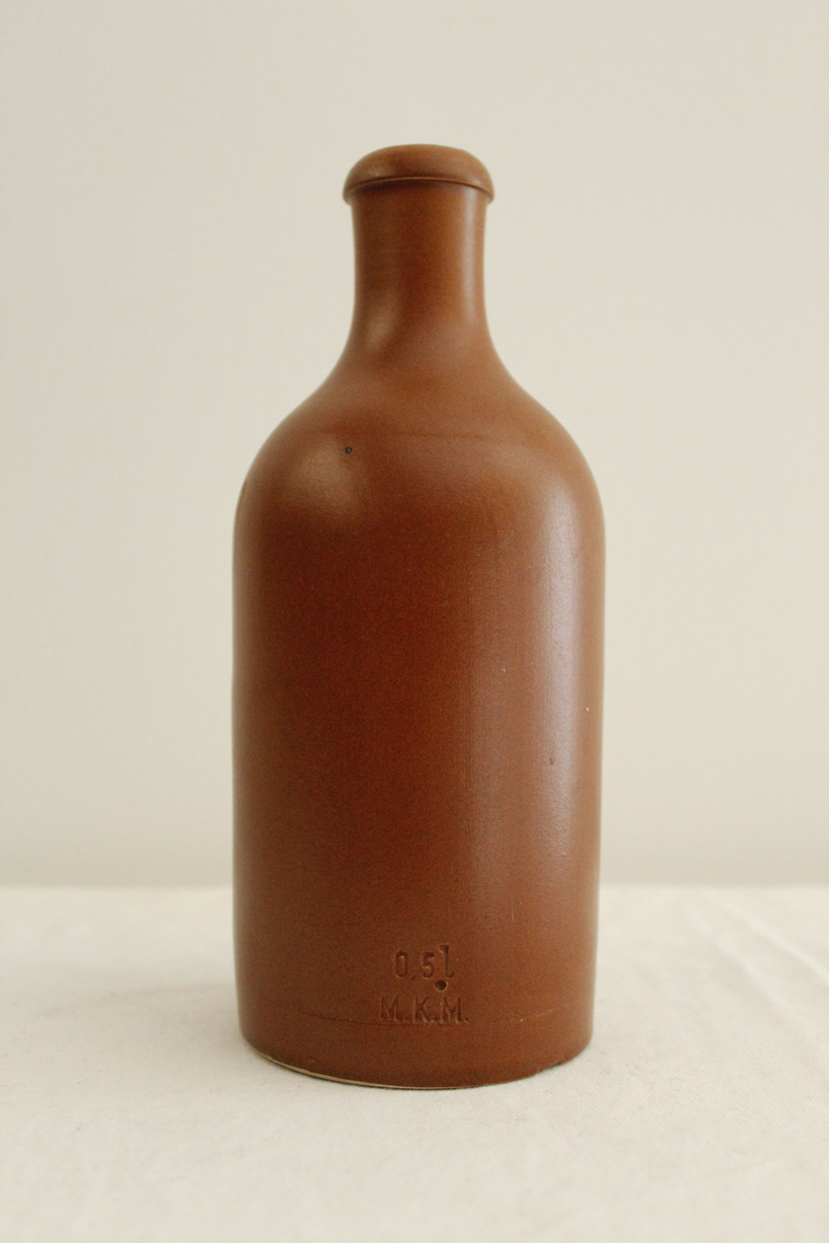 Old stoneware beer bottle - MKM