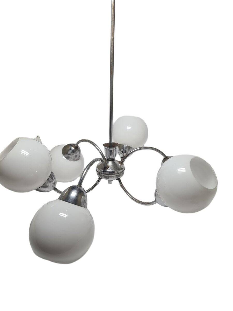 Art Deco style chandelier, Poland, 1960s
