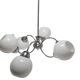 Art Deco style chandelier, Poland, 1960s