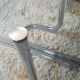 Table basse design années 70 vintage