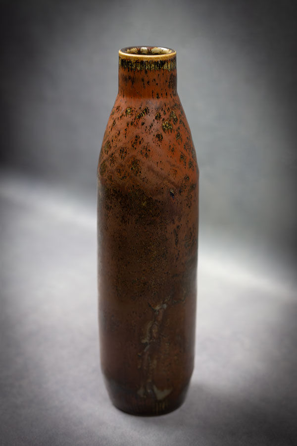 Bouteille en grès émaillé par Carl Harry Stålhane - Rörstrand – Suède 1960