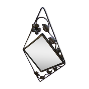 miroir art déco fer - forge