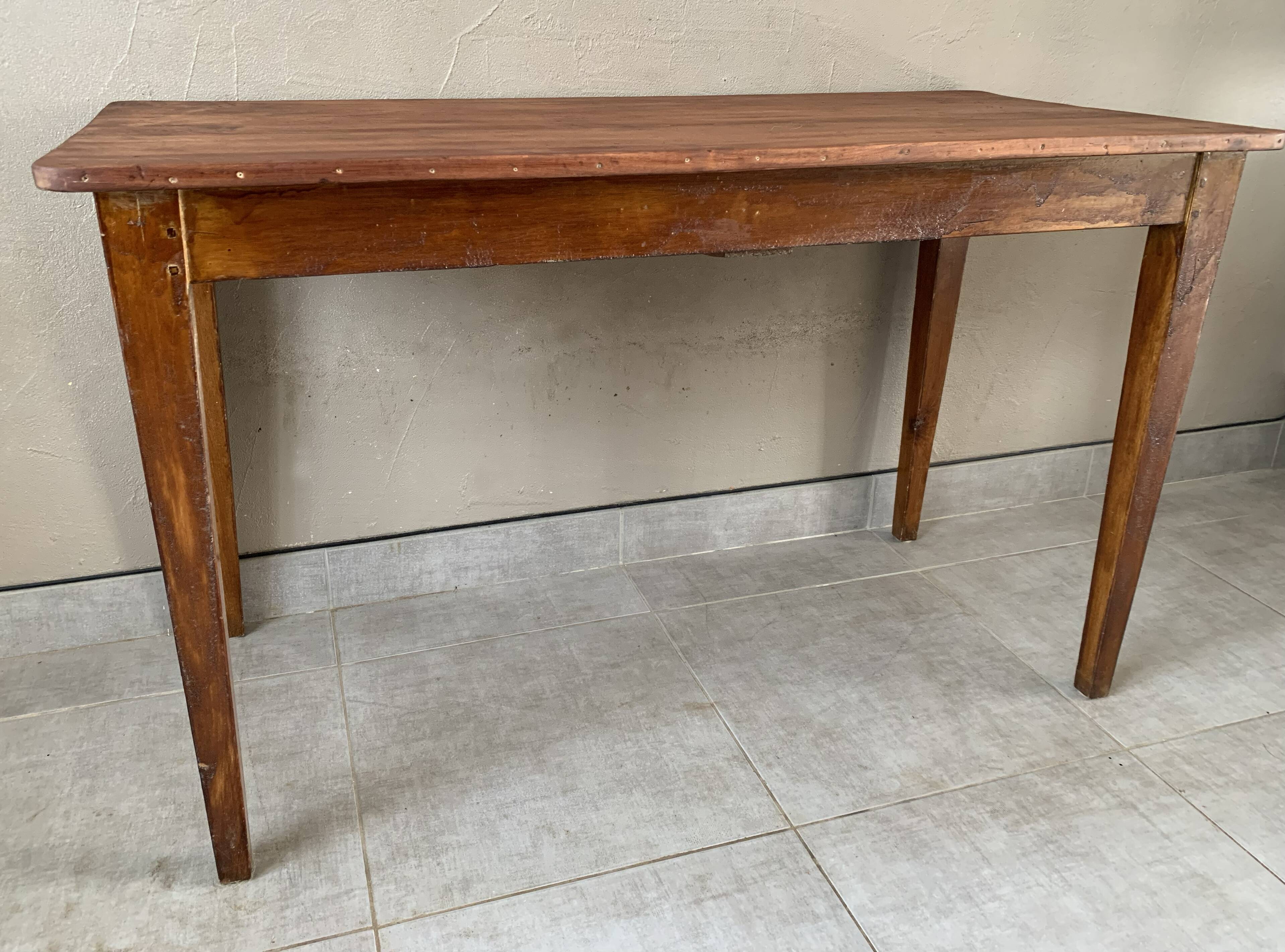 Vintage oak desk / table from the 1950s