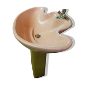 Glazed ceramic basin