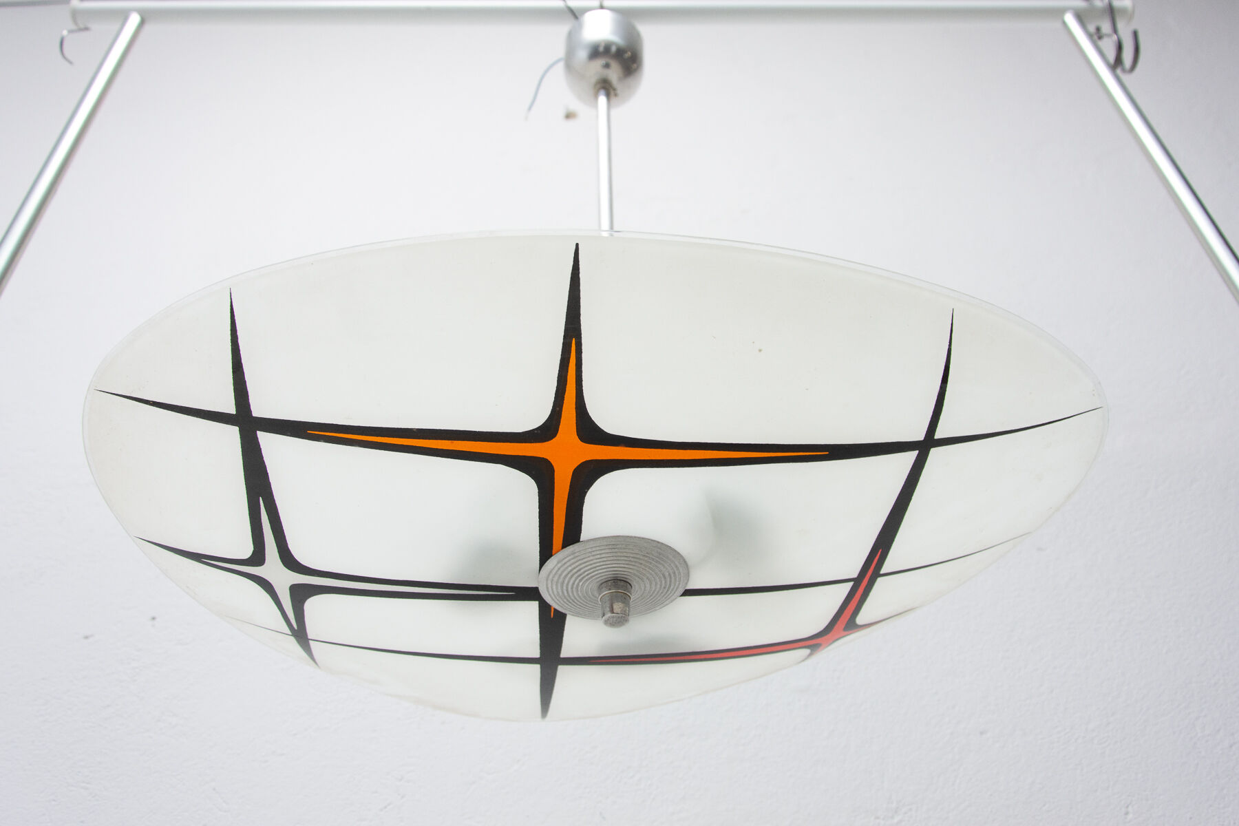Mid century space age pendant, 1960´s, Czechoslovakia