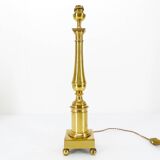 Neoclassical Directoire style column lamp in brass - 1970