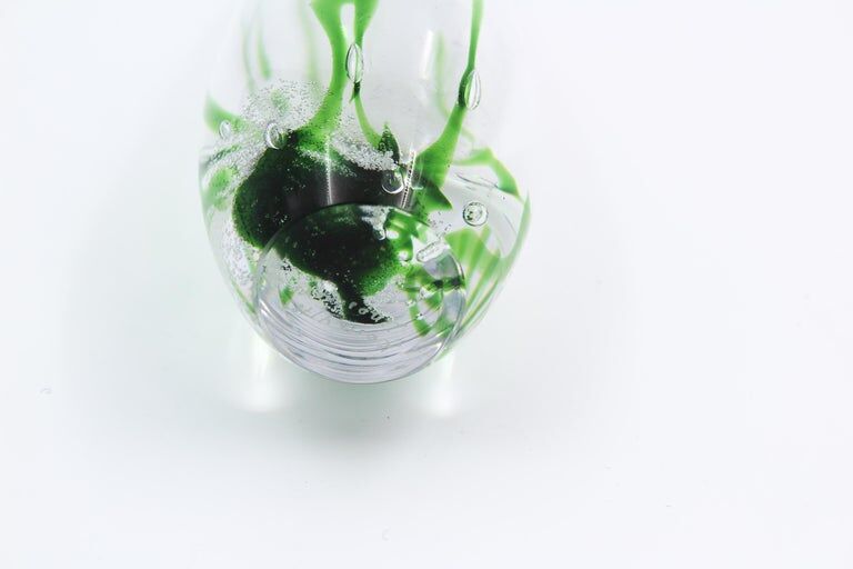 Vicke Lindstrand Glass Vase by Kosta 1960s