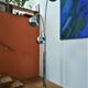 Floor lamp "Lily of the valley" in chromed metal by G. Reggiani 70s