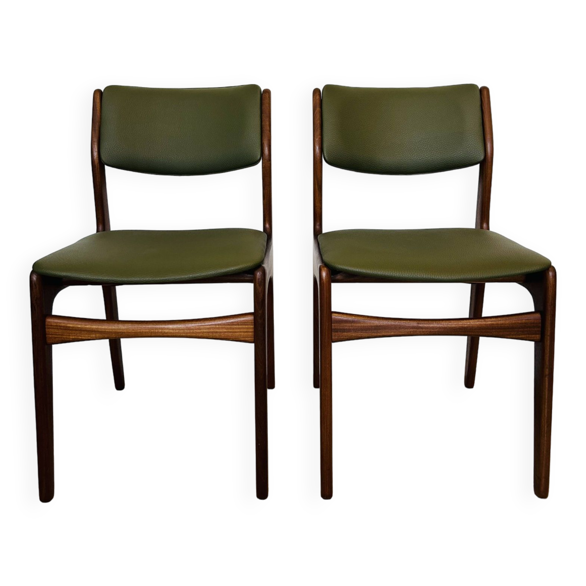 Scandinavian Style Teak Dining Chairs, 1960’s Set of 2