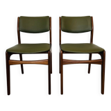 Scandinavian Style Teak Dining Chairs, 1960’s Set of 2