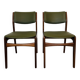 Scandinavian Style Teak Dining Chairs, 1960’s Set of 2