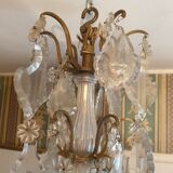 Chandelier cage with tassels
