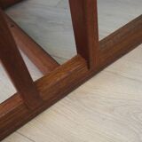 Table basse en acajou, design danois, années 1970, production : Danemark