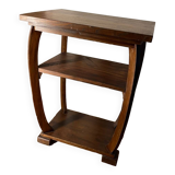 Art Deco walnut side table