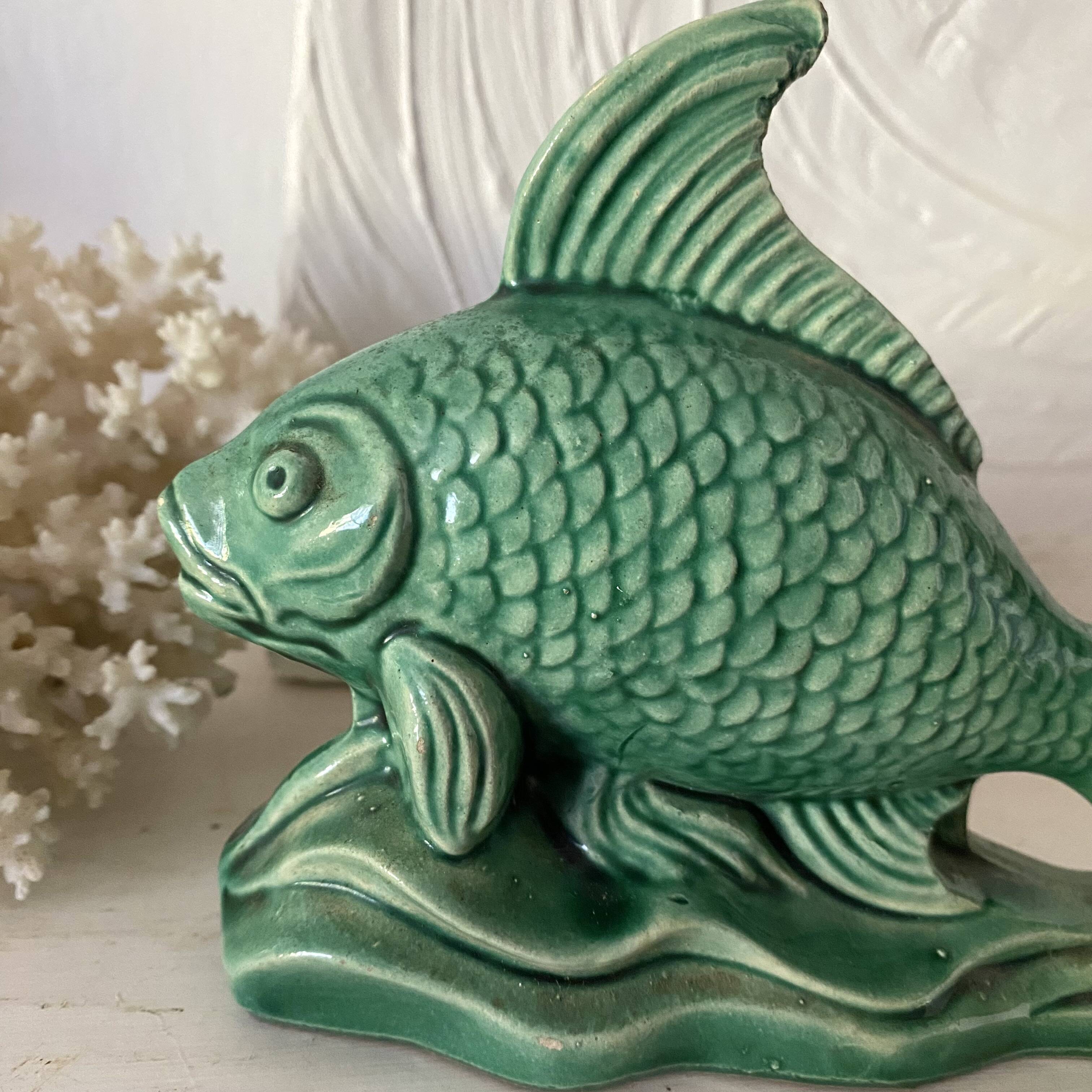 Poisson en céramique années 50
