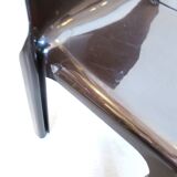 Set de 4 chaises Selene marron Magistretti Artemide