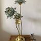 Vintage lotus flower lamp