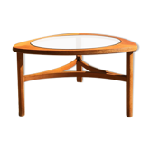Table basse tripode en teck Nathan - 1960