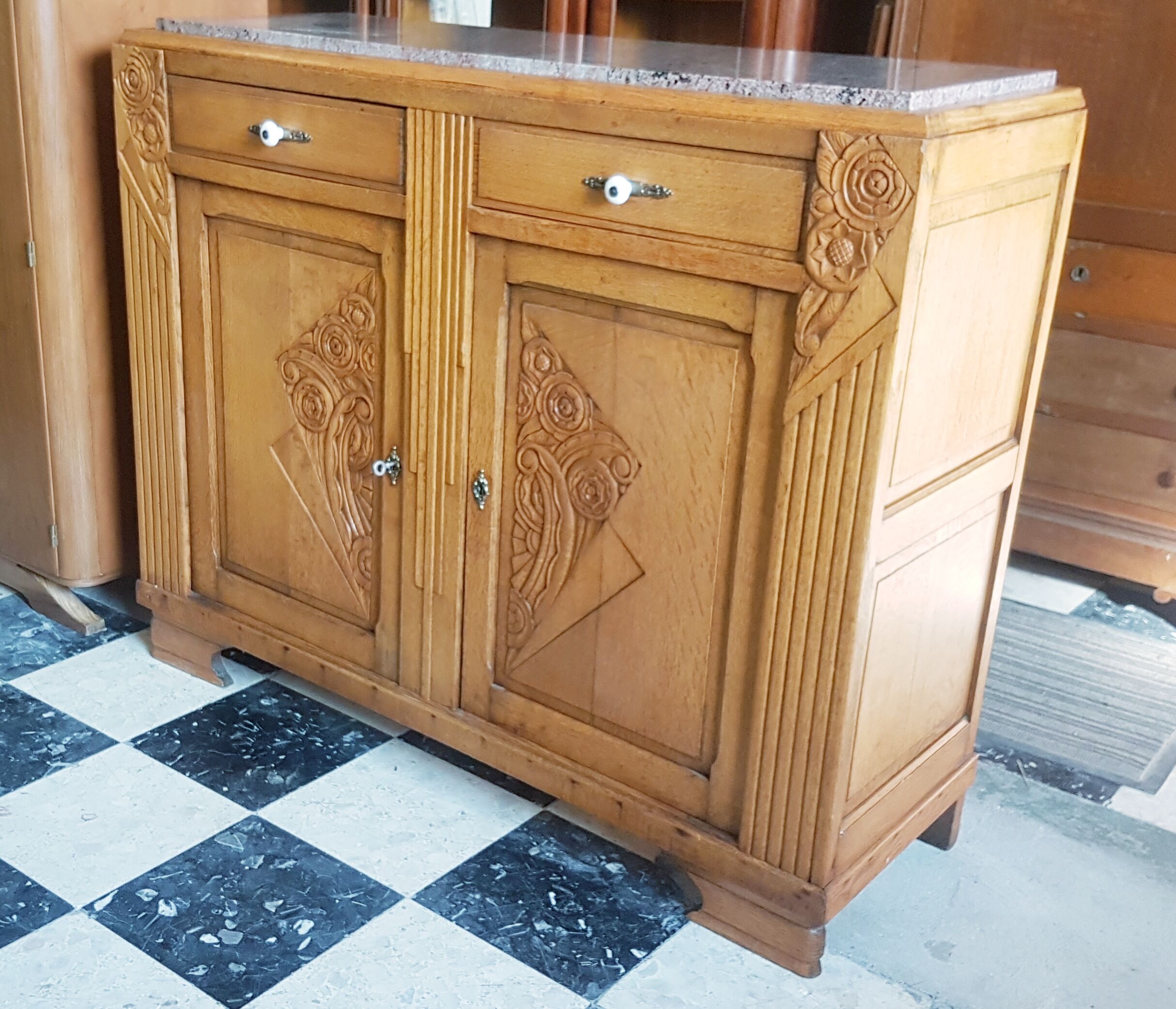 Buffet oak art deco 1930