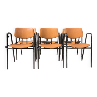 Set of 6 Stella armchairs - inseparable - 1960s