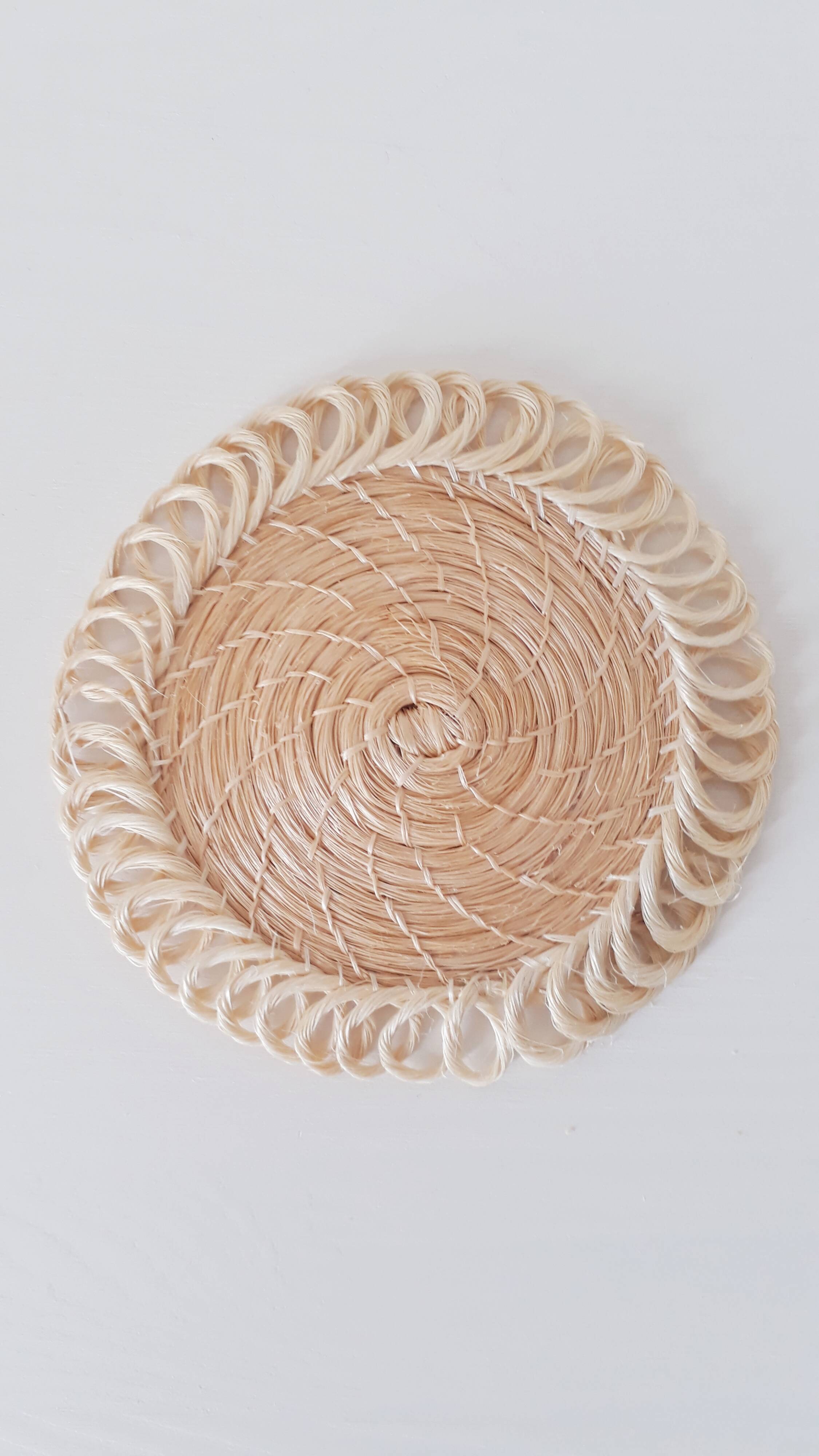 6 Sisal glass underglasses