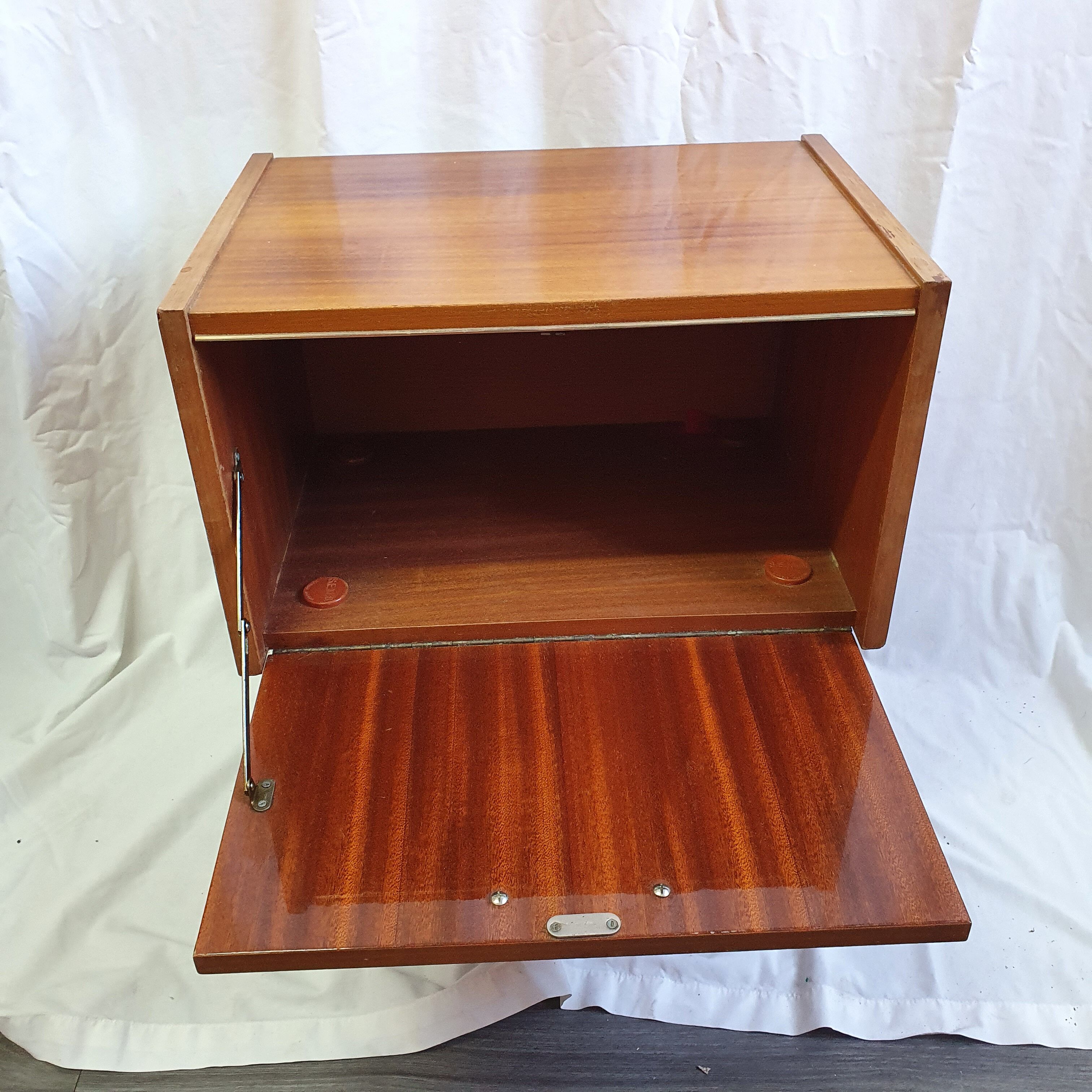 Night table, bedside of 1969, formica