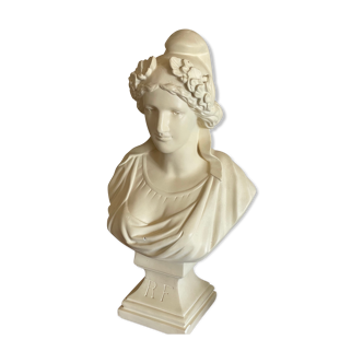 Buste Marianne en plâtre RF
