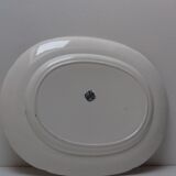 Plat ovale ancien J.Vieillard Bordeaux