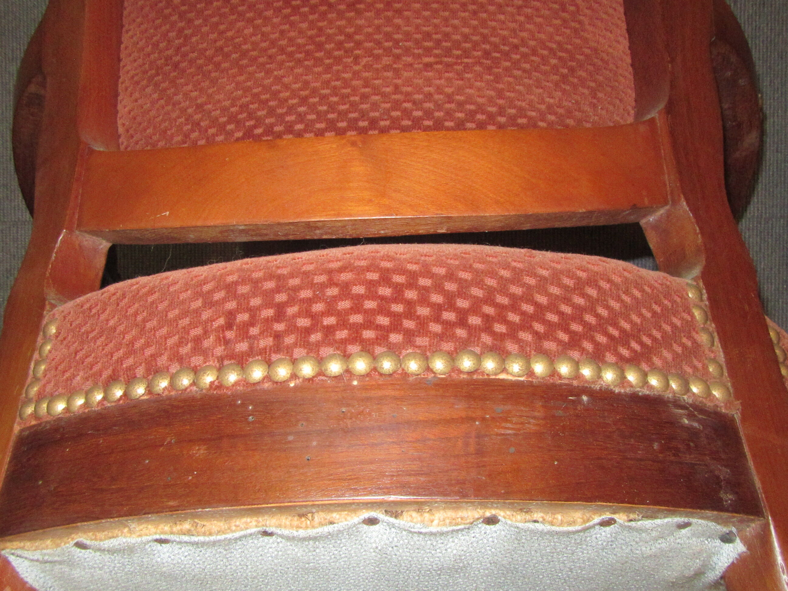 2 mahogany armchairs louis philippe