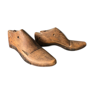 Ancienne paire de formes à chaussures